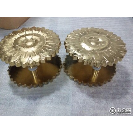 惠特萊供應中式大門拉手 歐式復古雕刻圓形門把手可定制 玻璃門拉手 門窗五金