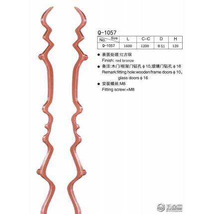 中式別墅仿古拉手 KTV大門拉手 不銹鋼玻璃門拉手Q-1057 強(qiáng)鑫直銷 可定制