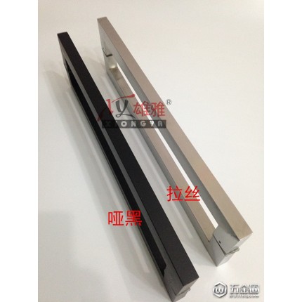 25*38方管玻璃門大門把手KTV辦公室方形不銹鋼鋁合金推拉門大拉手