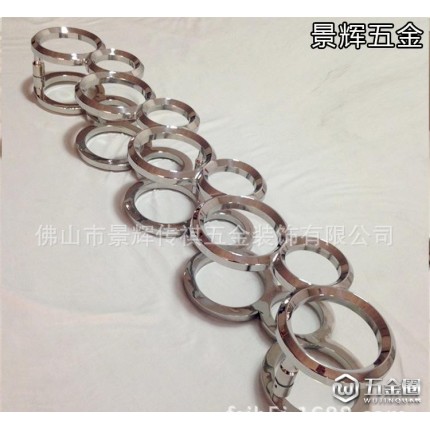 藝術五環(huán)拉手 玻璃門大門木門拉手把手 中式大拉手 304#材質