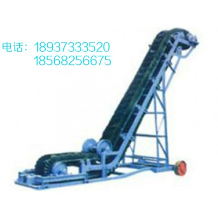 大傾角擋邊輸送機，DJ500波狀擋邊帶式輸送機，高傾角不撒料