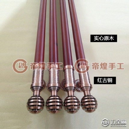 中式仿古銅實(shí)心原木大拉手玻璃門(mén)拉手木門(mén)把手歐式豪華大門(mén)長(zhǎng)把手