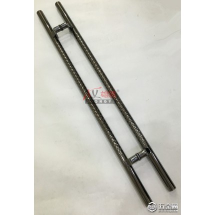 歐式玫瑰金大門(mén)拉手玻璃門(mén)拉手不銹鋼大拉手黑鈦金鴨嘴腳木門(mén)拉手