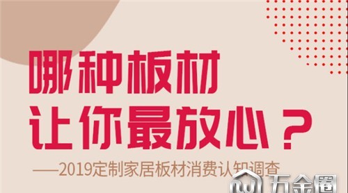 哪種板材讓你放心？ ——2019定制家居板材消費認知調(diào)查